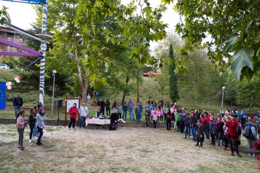 В парк Ксилифор откриха уникалния атракцион – въжена градина "Роуптопиа"