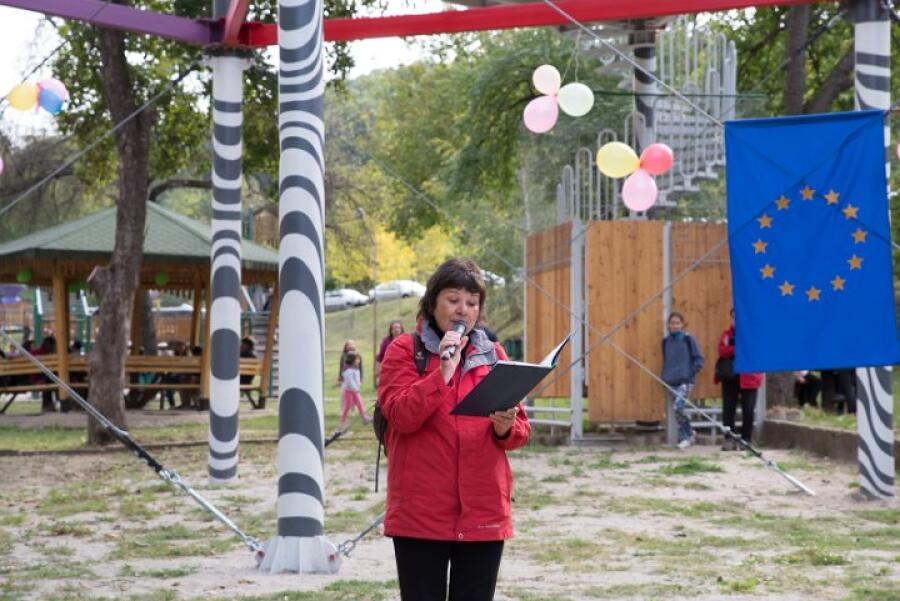 В парк Ксилифор откриха уникалния атракцион – въжена градина "Роуптопиа"