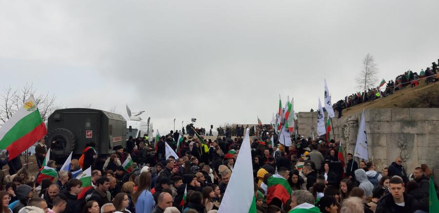 Участие в празнествата посветени на 3 март на връх "Свети Никола"