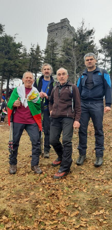 Участие в празнествата посветени на 3 март на връх "Свети Никола"
