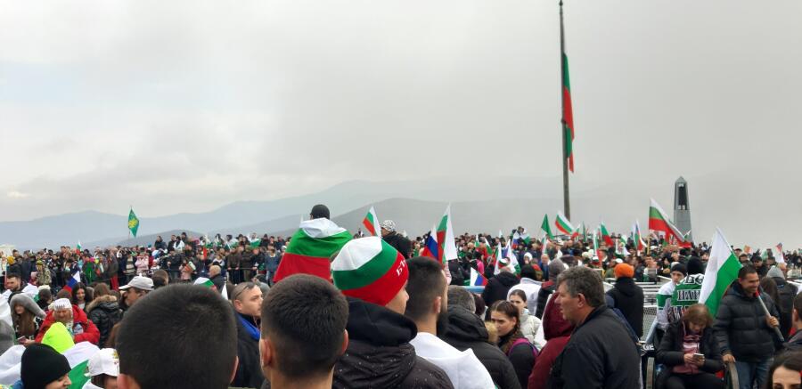 Участие в празнествата посветени на 3 март на връх "Свети Никола"
