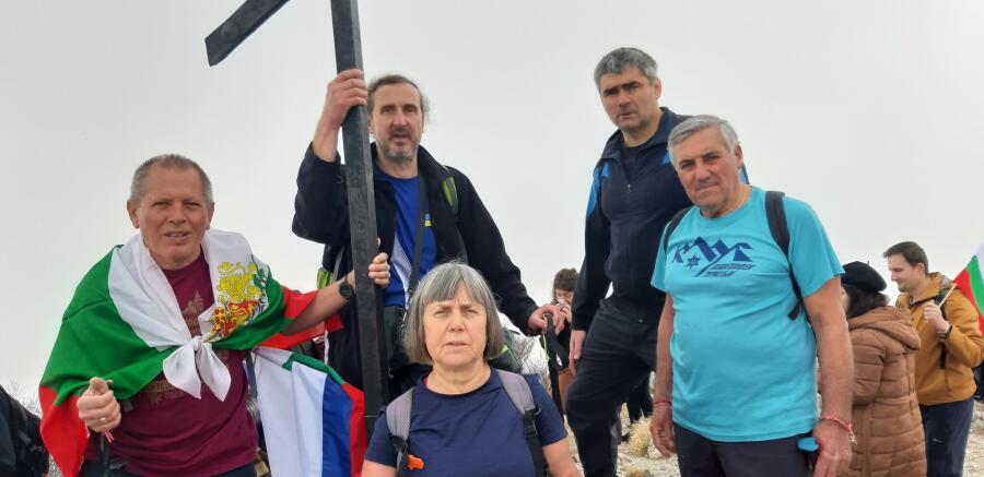 Участие в празнествата посветени на 3 март на връх "Свети Никола"