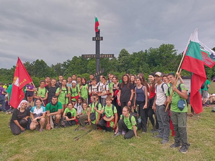 За седми пореден път младежите от ЮТК „Царевец“ при ТД „Трапезица-1902“ поеха по пътя на Ботевата чета