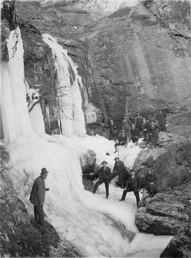 Втори водопад към Преображенския манастир, 1925 г.